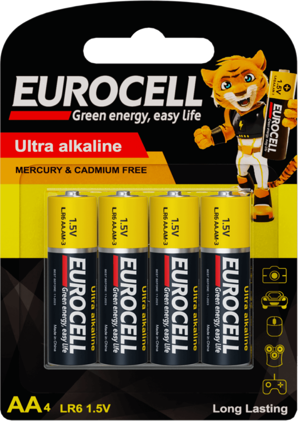 AA4 alkaline battery