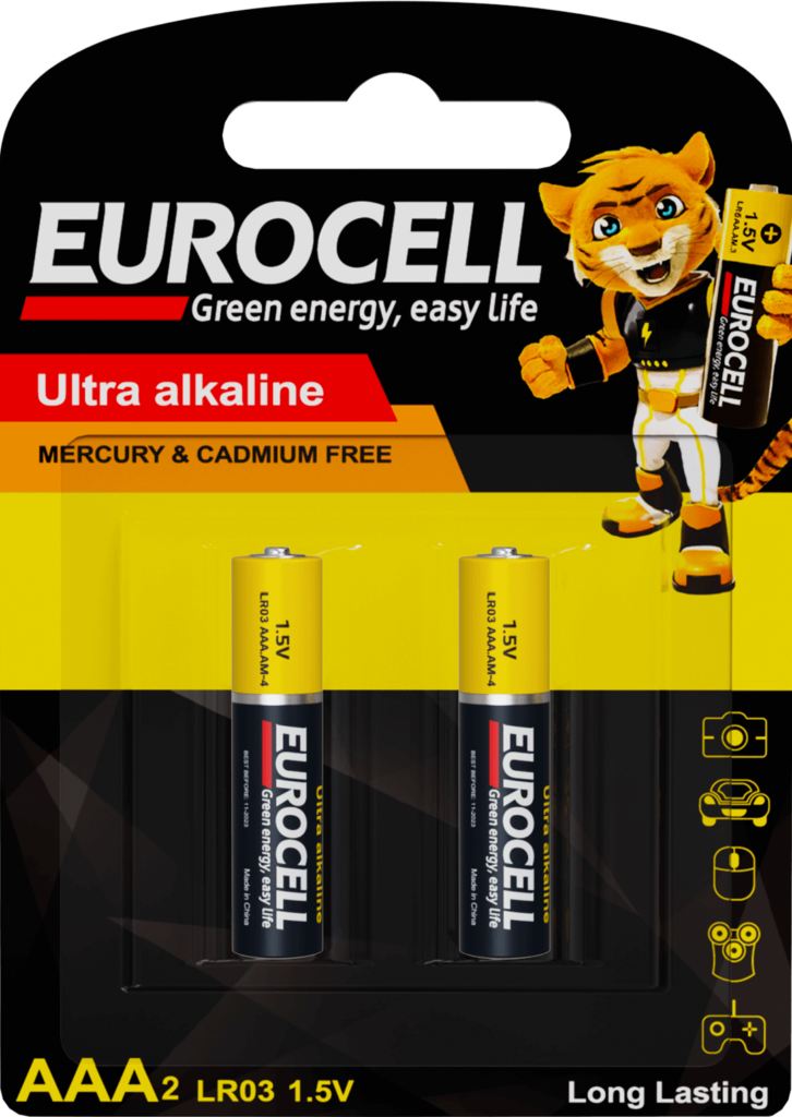 AAA2 alkaline battery